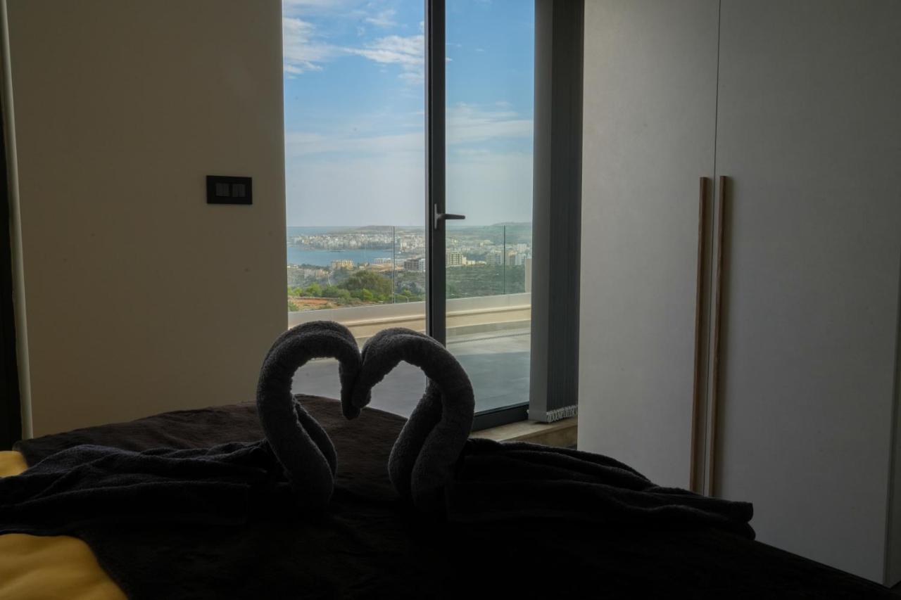 Lux Sea&Country Views With Pool Apartment Mellieha Exterior photo