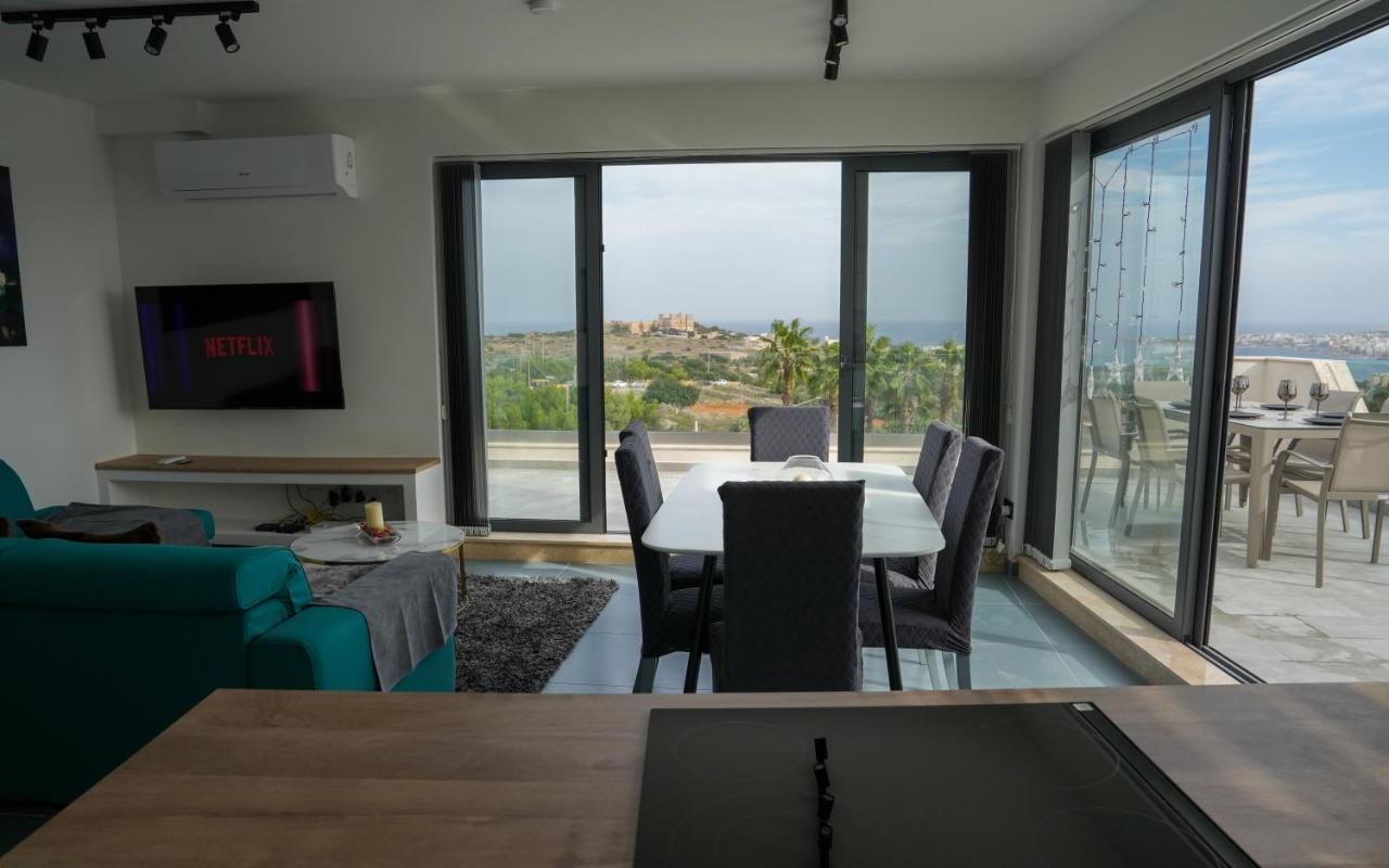 Lux Sea&Country Views With Pool Apartment Mellieha Exterior photo